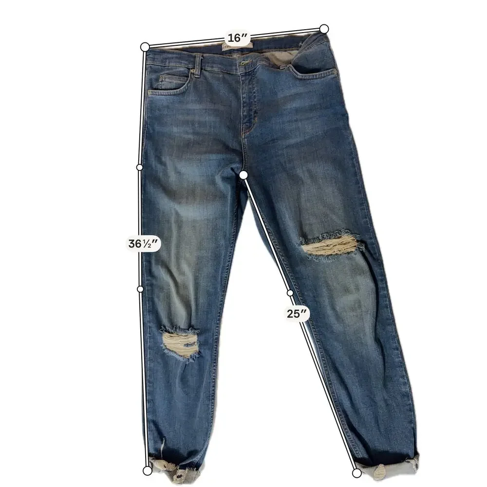 Free People Y2K Denim Jeans 29